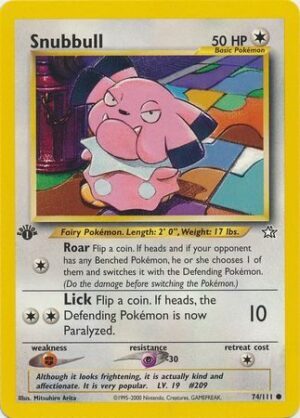 Snubbull - 74/111 - 1st Edition