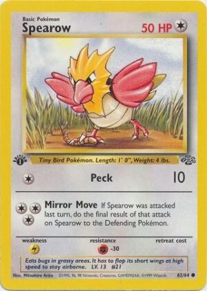 Spearow - 62/64 - 1st Edition
