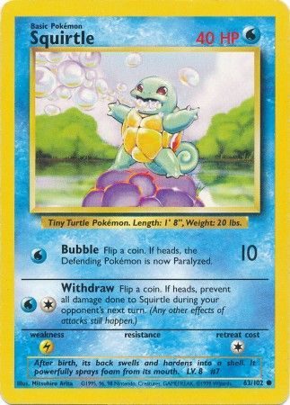 Squirtle - 63/102