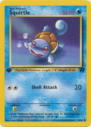 Squirtle - 68/82 - 1st Edition