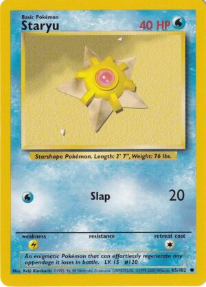 Staryu - 65/102 - 4th Print