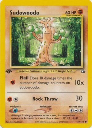 Sudowoodo - 77/111 - 1st Edition