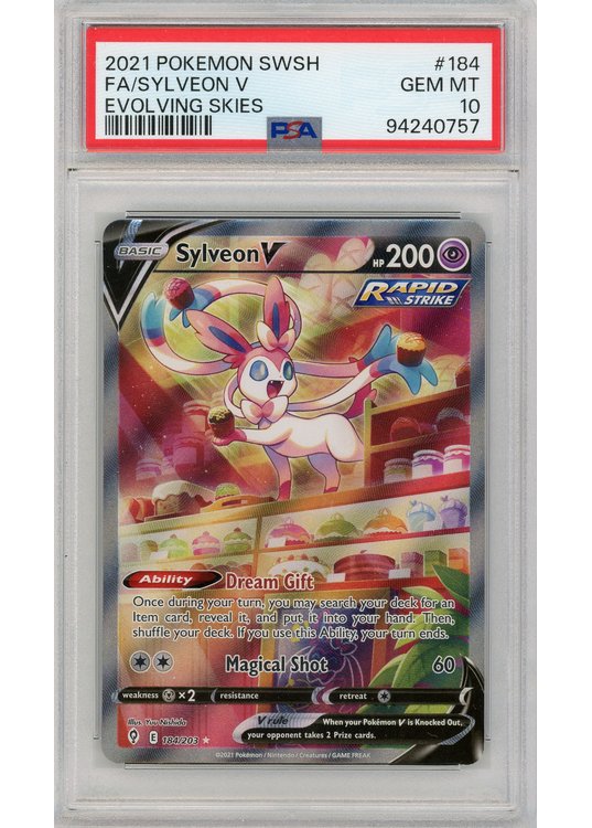 ポケモンカードゲーム Sylveon V PSA10 2021 Sylveon V PSA 10 SA - Cardova Japan
