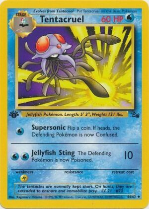 Tentacruel - 44/62 - 1st Edition