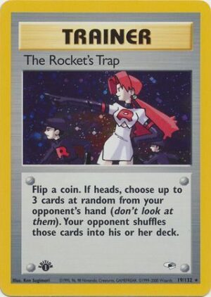The Rocket's Trap - 19/132 - 1st Edition (Holo)