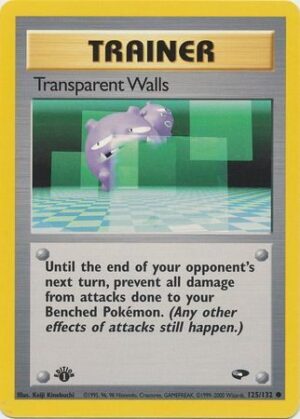 Transparent Walls - 125/132 - 1st Edition