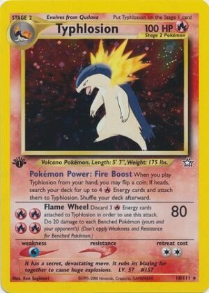 Typhlosion - 18/111 - 1st Edition (Holo)