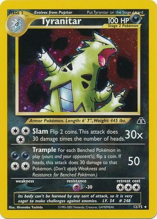Tyranitar - 12/75 (Holo)