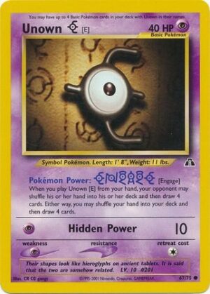 Unown [E] - 67/75