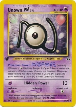 Unown [N] - 50/75 - 1st Edition