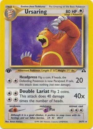 Ursaring - 34/75 - 1st Edition