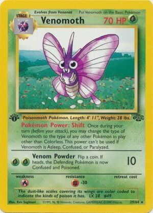 Venomoth - 29/64 - 1st Edition