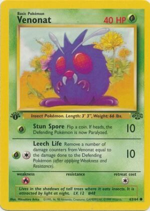 Venonat - 63/64 - 1st Edition