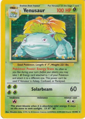Venusaur - 15/102 - 4th Print (Holo)