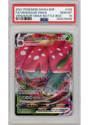 Venusaur VMAX SWSH102 PSA 10