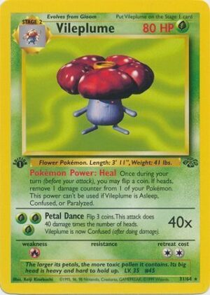 Vileplume - 31/64 - 1st Edition