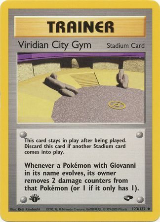 Viridian City Gym - 123/132 - 1st Edition