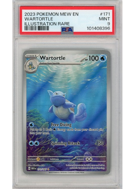 Wartortle 171/165 PSA 9