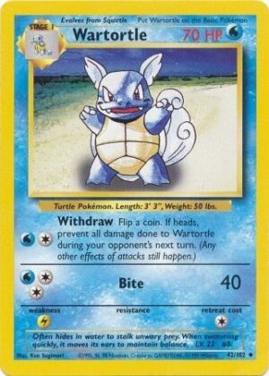 Wartortle - 42/102