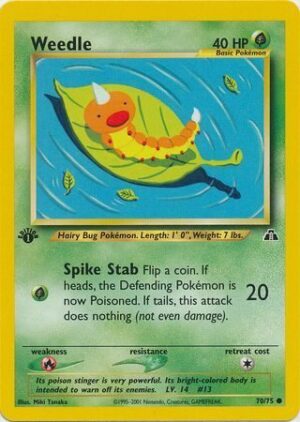 Weedle - 70/75 - 1st Edition