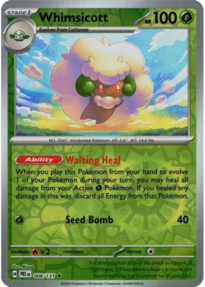 Whimsicott - 008/131 - Reverse