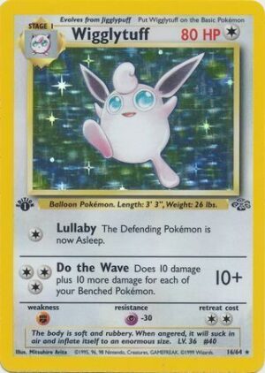 Wigglytuff - 16/64 - 1st Edition (Holo)