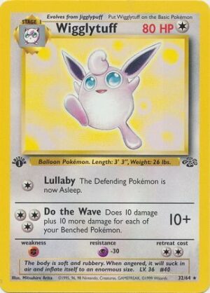 Wigglytuff - 32/64 - 1st Edition
