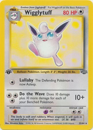 Wigglytuff - 32/64 - 1st Edition