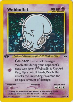 Wobbuffet - 16/75 - 1st Edition (Holo)