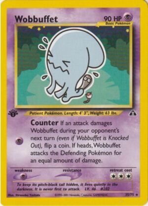 Wobbuffet - 35/75 - 1st Edition