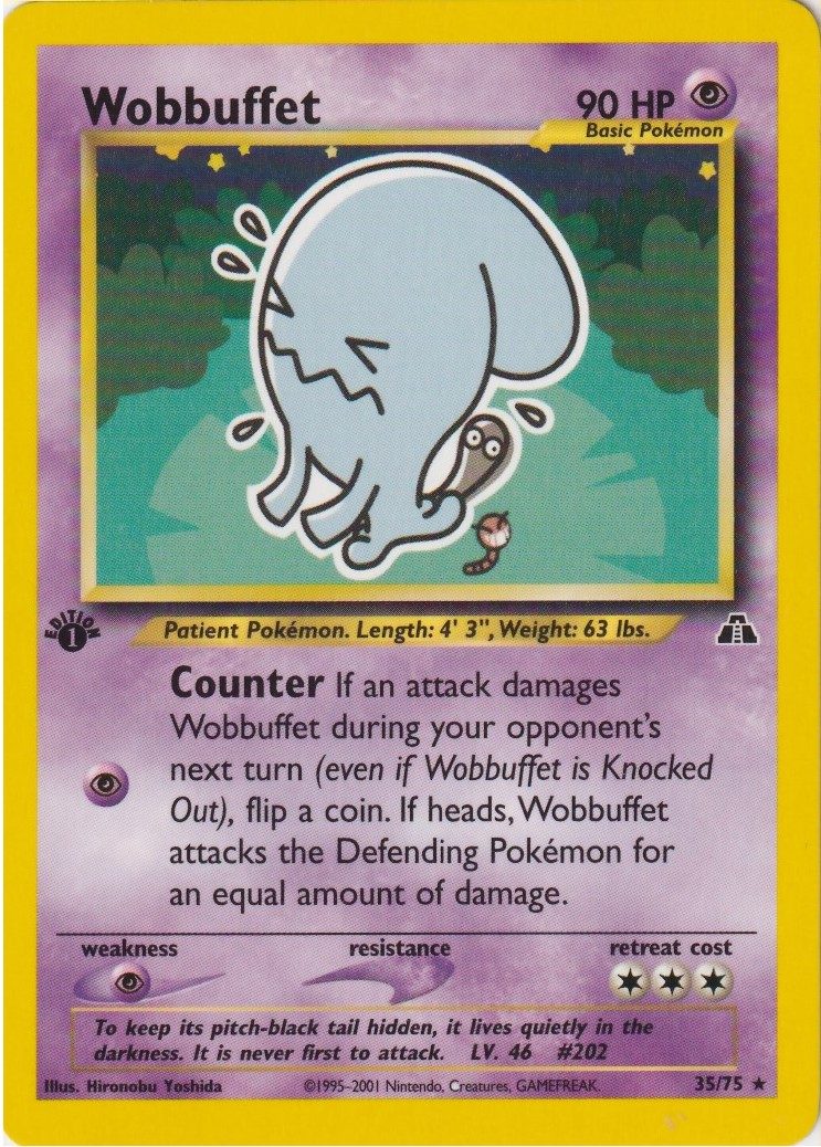 Wobbuffet - 35/75 - 1st Edition