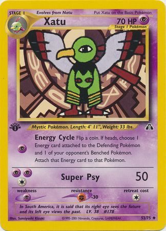 Xatu - 52/75 - 1st Edition