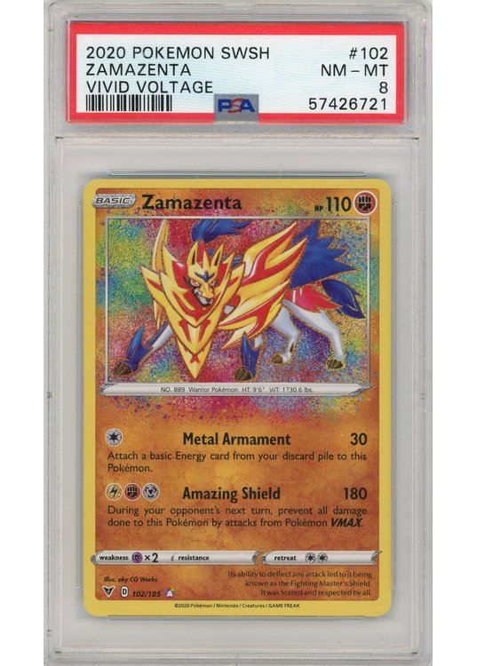 Zamazenta 102/185 PSA 8