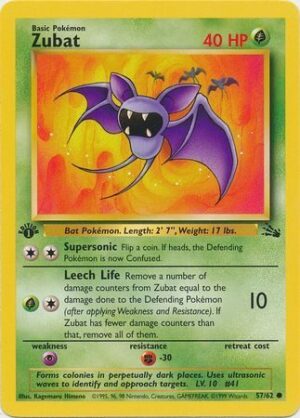 Zubat - 57/62 - 1st Edition
