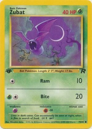 Zubat - 70/82 - 1st Edition