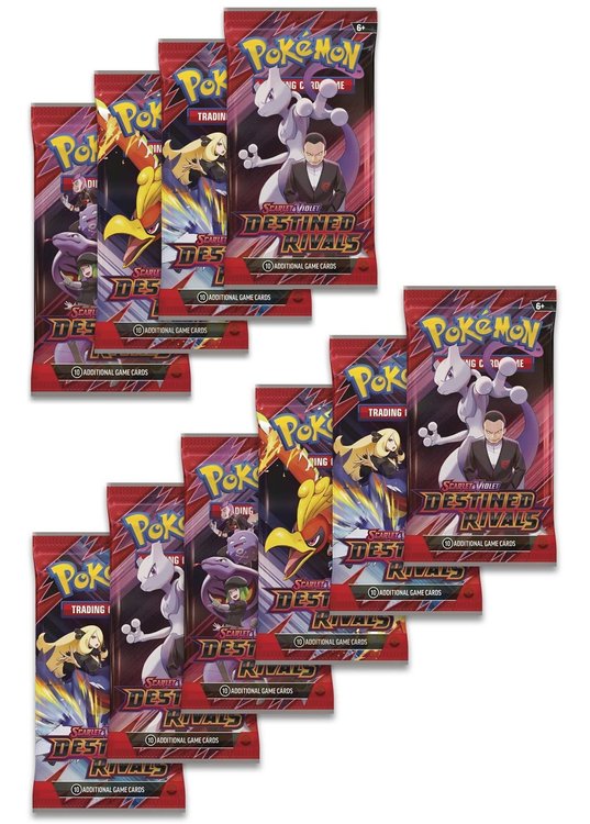 10 Booster Pakker fra SV10 Destined Rivals