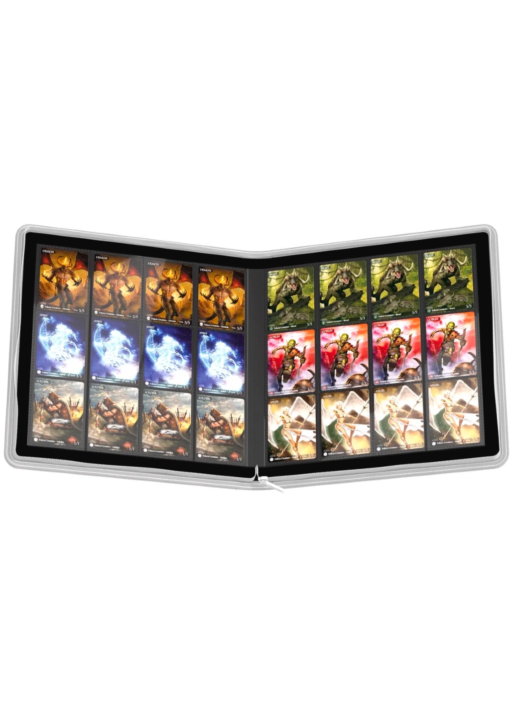 Samlemappe i høj kvalitet: Ultimate Guard 12-pocket ZipFolio XenoSkin - Hvid - Billede 2