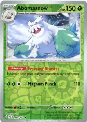 Abomasnow - 011/193 - Reverse