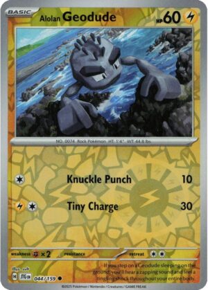 Alolan Geodude - 044/159 - Reverse