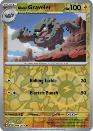Alolan Graveler - 045/159 - Reverse