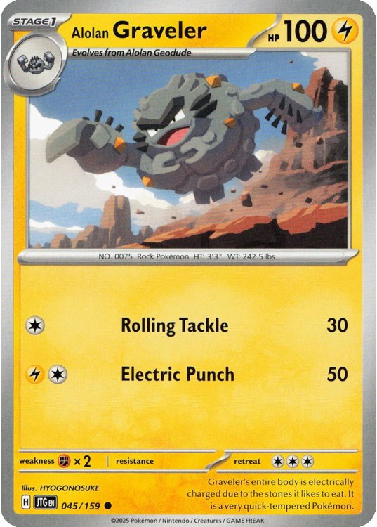 Alolan Graveler – 045/159