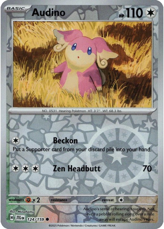 Audino - 124/159 - Reverse