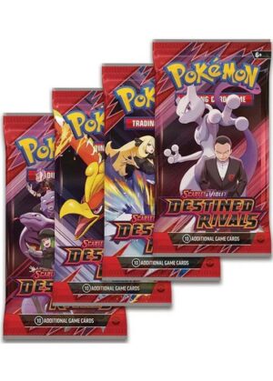 Booster Pack full artwork set (4 stk.) fra SV10 Destined Rivals