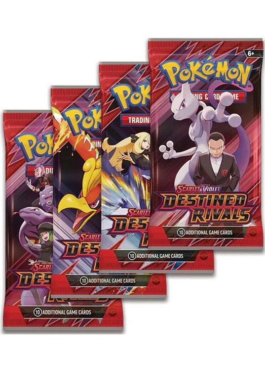 Booster Pack full artwork set (4 stk.) fra SV10 Destined Rivals