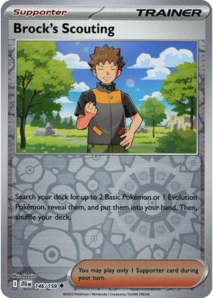 Brock's Scouting - 146/159 - Reverse