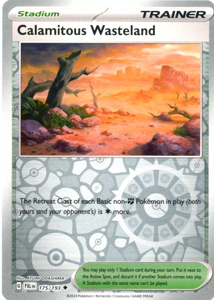 Calamitous Wasteland – 175/193 – Reverse