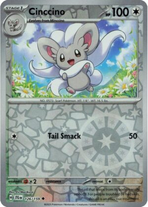 Cinccino - 126/159 - Reverse