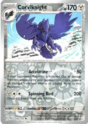 Corviknight - 148/193 - Reverse