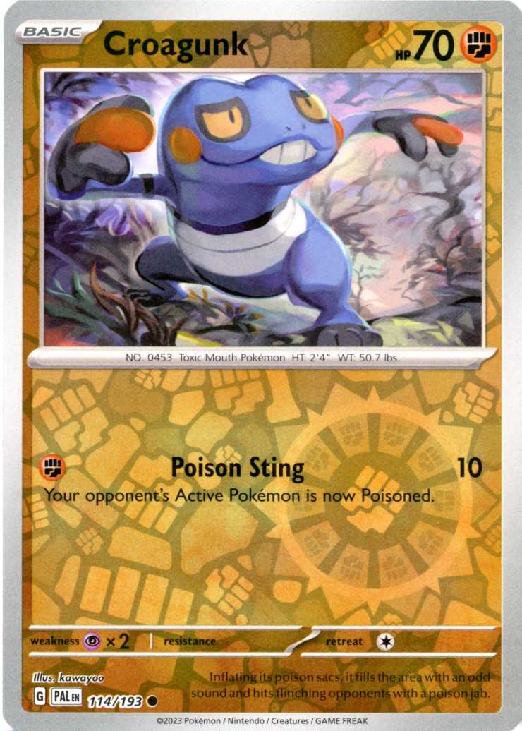Croagunk – 114/193 – Reverse