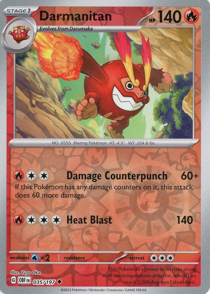 Darmanitan - 035/197 - Reverse